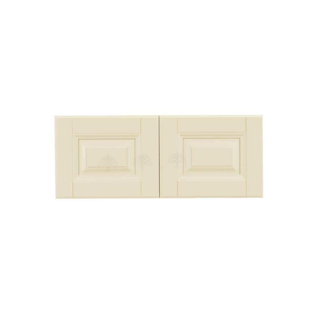 LIFEART CABINETRY Oxford Assembled 36 In X 12 In X 24 In Wall   Creamy White Lifeart Cabinetry Assembled Kitchen Cabinets Ao W3612 24 64 1000 