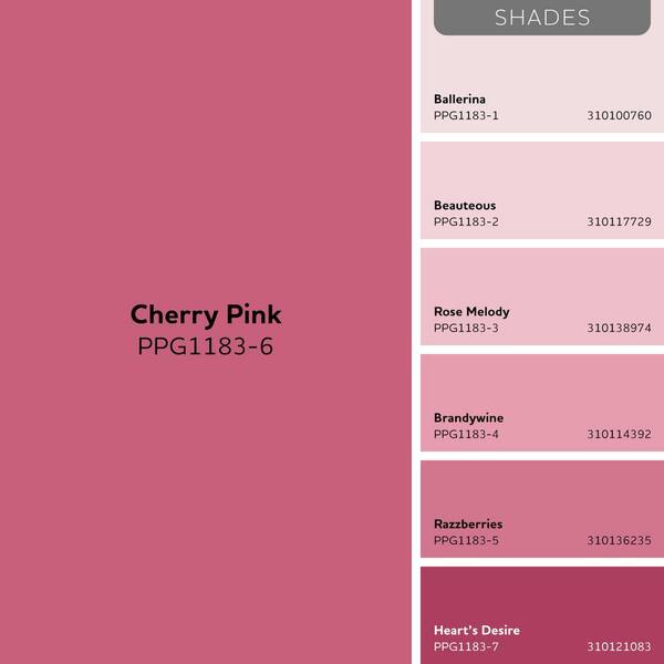 Glidden Premium 1-gal. Cherry Pink PPG1183-6 Flat Exterior Latex