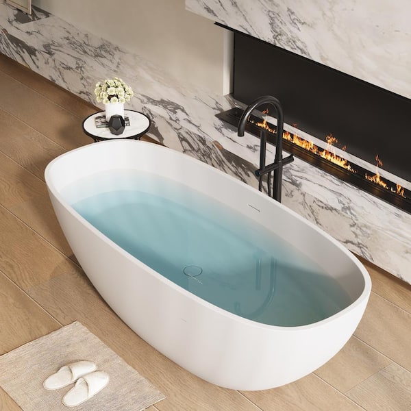 Xspracer 67 in. Stone Resin Flatbottom Solid Surface