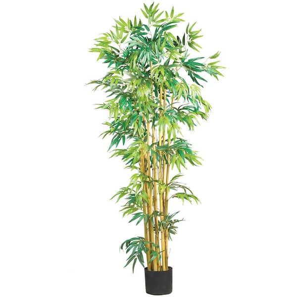 Nearly Natural 5 ft. Artificial Bambusa Bamboo Silk Tree