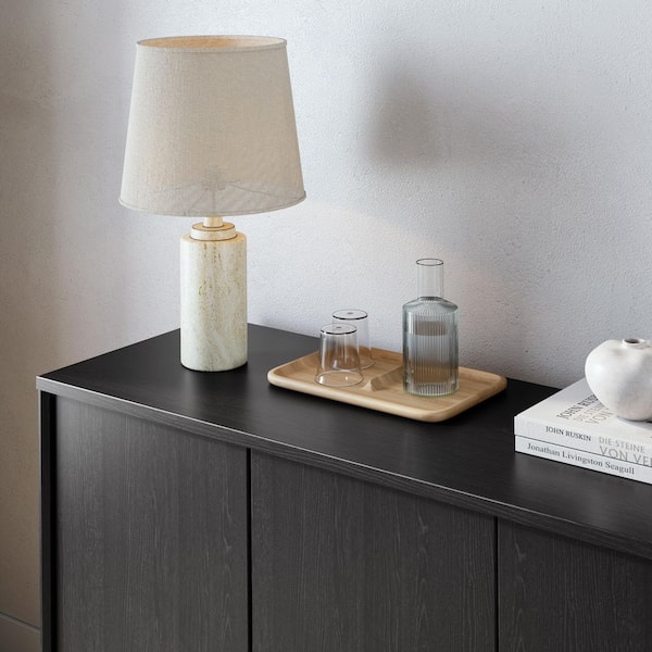 Prepac Finnley 61.5 in. Black Oak Rectangle Engineered Wood Prepac Finnley 61.5 in. Black Oak Rectangle Engineered Wood