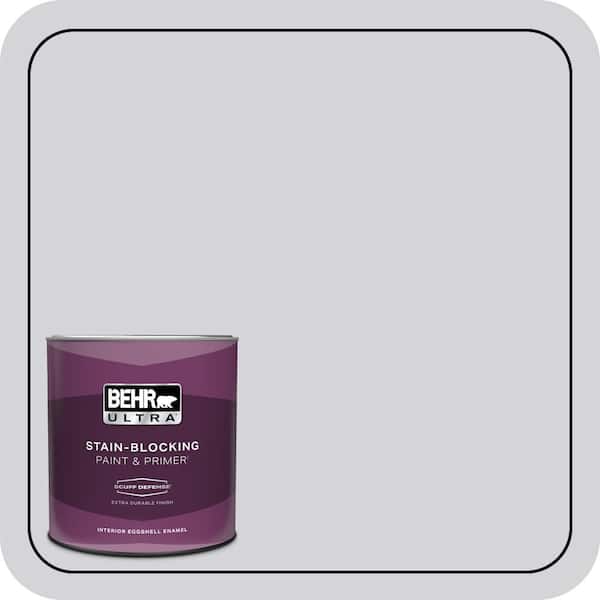 BEHR ULTRA 1 qt. #N550-1 Mirror Ball Extra Durable Eggshell Enamel Interior Paint & Primer