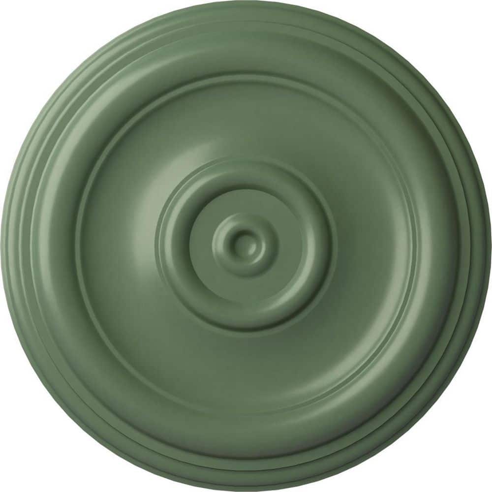 "12"" x 1"" Traditional Urethane Ceiling (Fits Canopies upto 2-3/4""), Hand-Painted Athenian Green" price history on PriceWatchPro