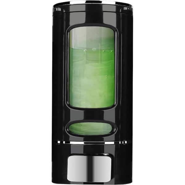 White Soap/ Lotion Dispenser Wall Mounted 400ml Shower Pump Organizer Leakproof Refillable for Bathroom Kitchen Hotel