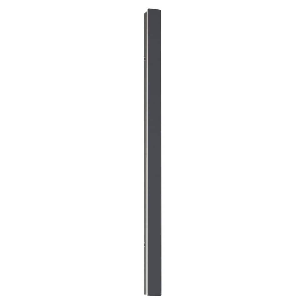 39 in. Black Linear LED Wall Lantern-20W, Waterproof, Warm White 3000K for Garden or Patios price history on PriceWatchPro