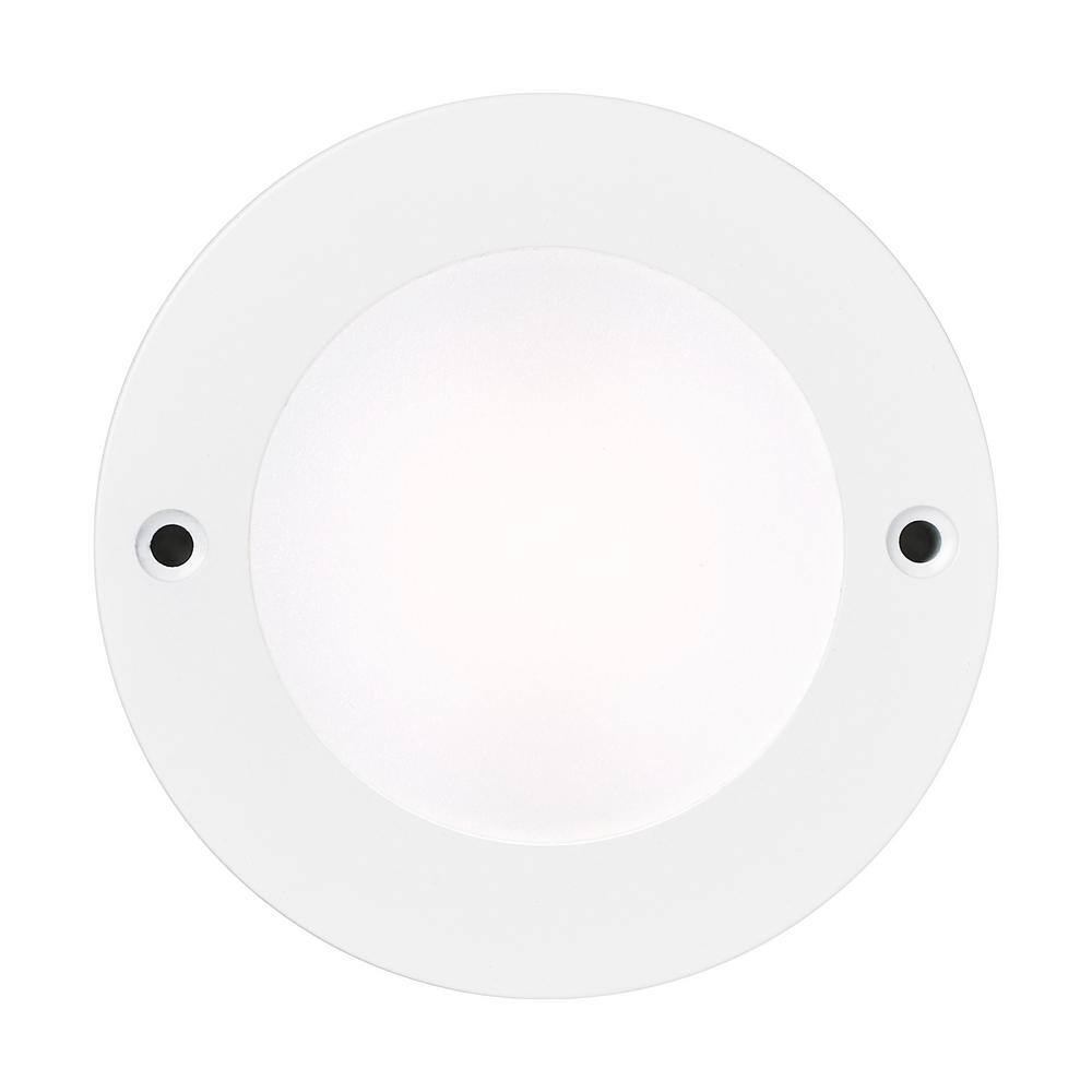 Generation Lighting Disk Lighting 1Light White Dimmable 3000K 250