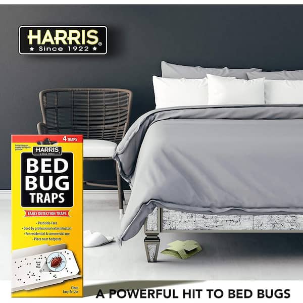 HARRIS BBTRP All Natural BED BUG Pest Traps WITH LURES REV010612  NEW!! 