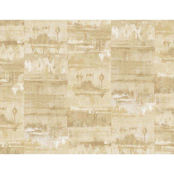 CASA MIA Concrete Beige Paper Non-Pasted Strippable Wallpaper Roll (Cover 60.75 sq. ft.)