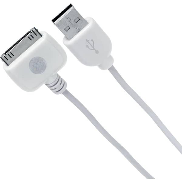 GE 6 ft. Docking Cable to USB 2.0 - White