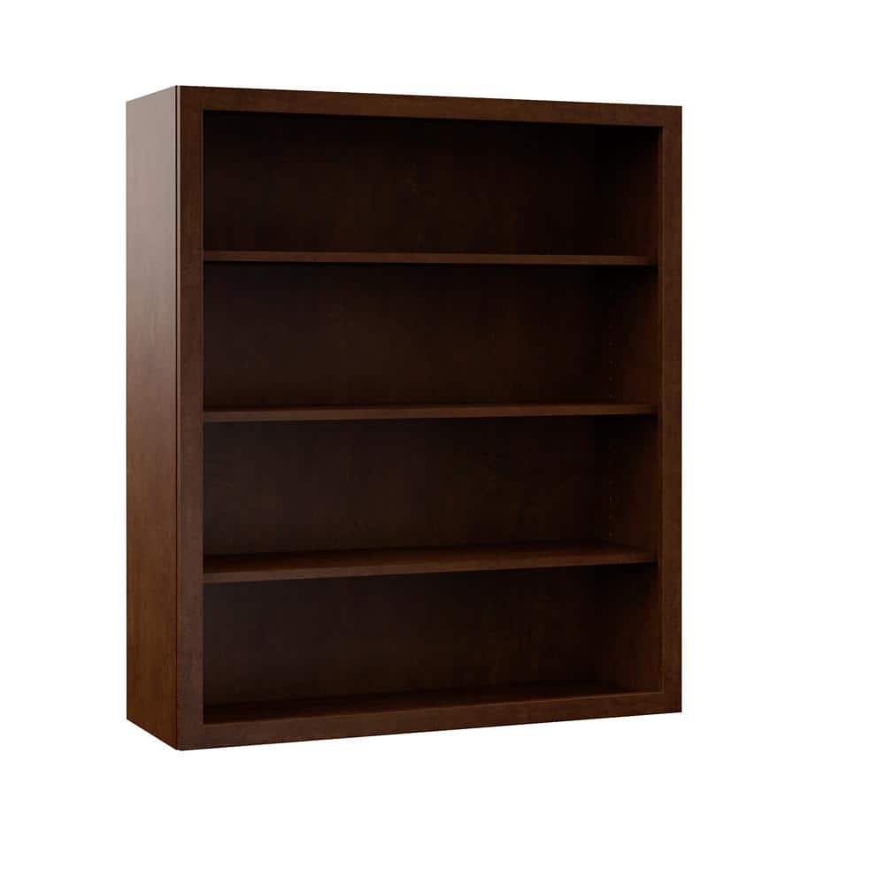 Designer Series Soleste Assembled 36x42x12 in. Wall Open Shelf Kitchen Cabinet in Spice price history on PriceWatchPro