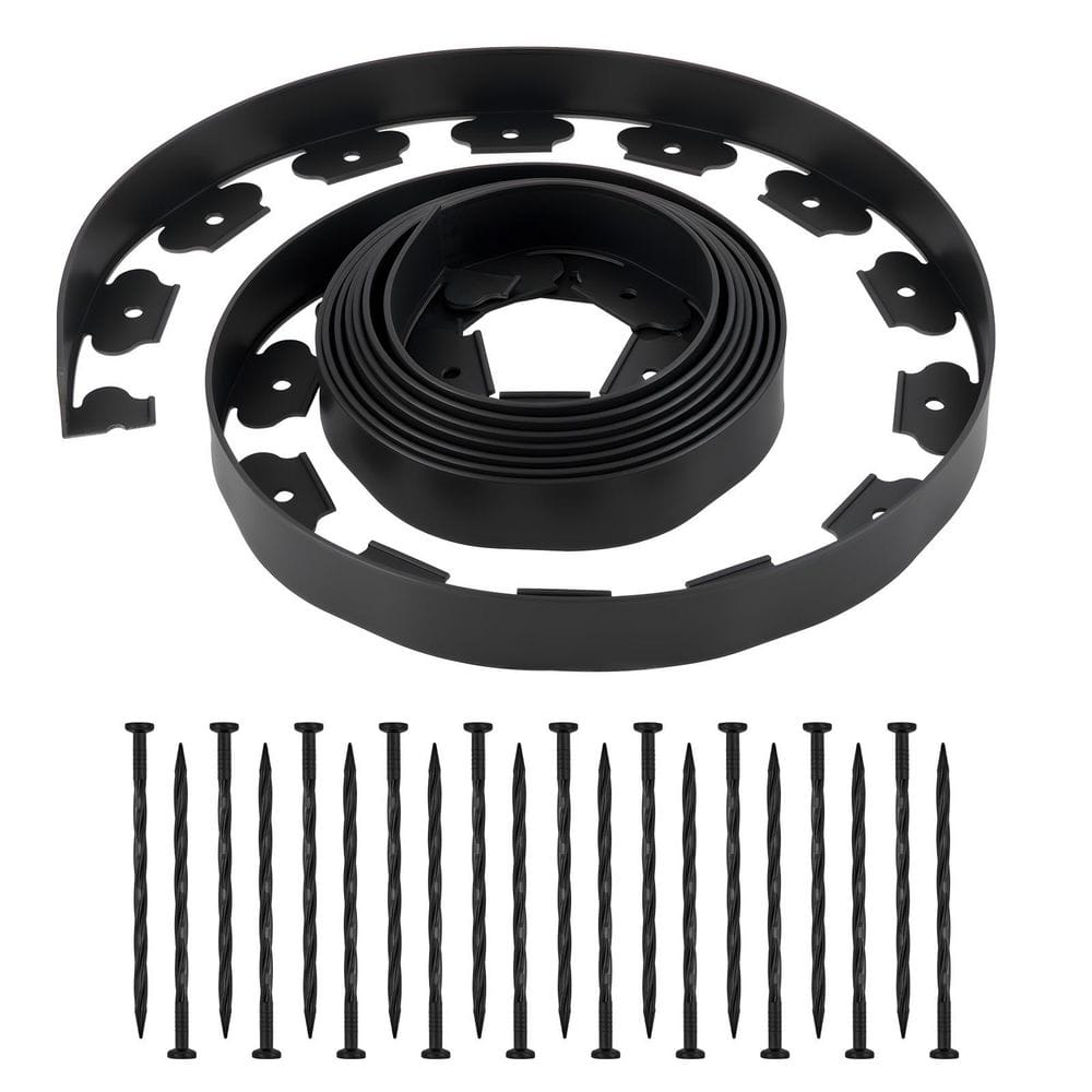 VEVOR Landscape Edging, 20 ft. x 2 in. Plastic Garden Border