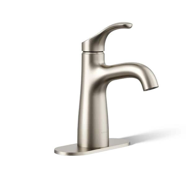 Simplice Single-Handle Single-Hole Bathroom Faucet in Vibrant Brushed Nickel