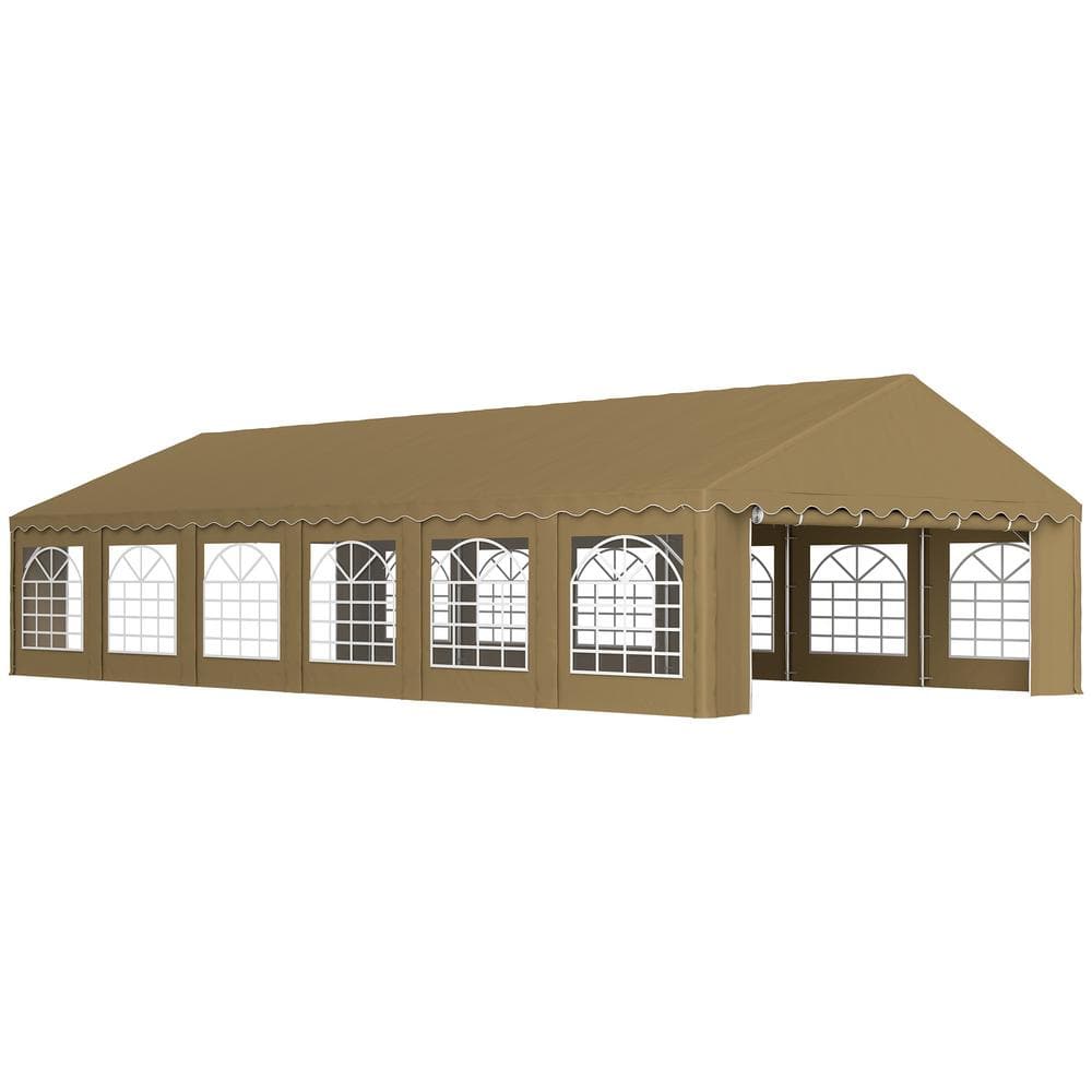 20 ft. x 40 ft. Heavy Duty Party Tent, Galvanized Outdoor Canopy Tent Large