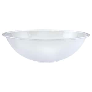 18.7 in. 480 fl. oz Clear PolycarbonatePebbled Serving Bowls