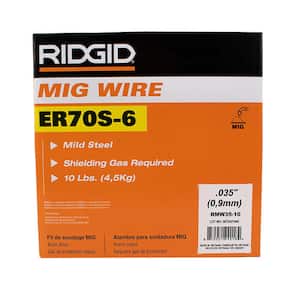 .035 ER70S-6 MIG Welding Wire High Strength for Mild Steel (10 lb. Spool)