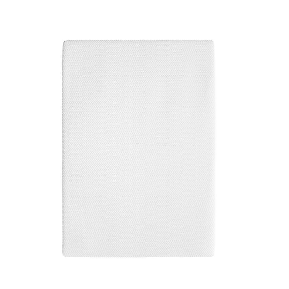 Full Size White Gel Memory Foam Adjustable Bed