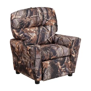 Camouflage Fabric Cup Holder Recliner