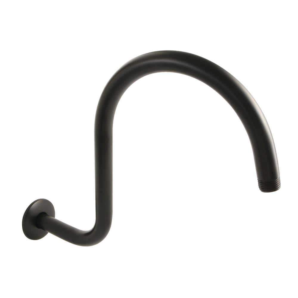 14 in. Shower Arm with Flange in Matte Black price history on PriceWatchPro