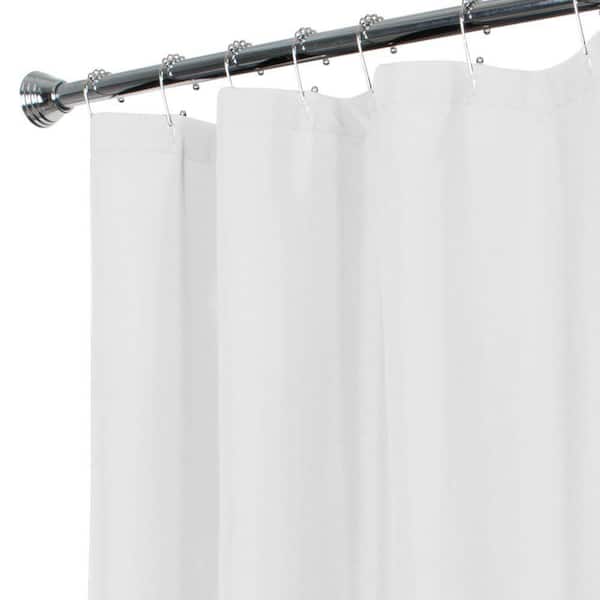 Zenna Home 70 In X 72 Water, Waterproof Fabric Shower Curtain No Liner Needed