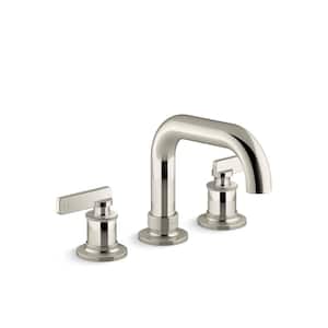 Castia By Studio McGee Deck-Mount Bath Faucet Trim in Vibrant Polished Nickel