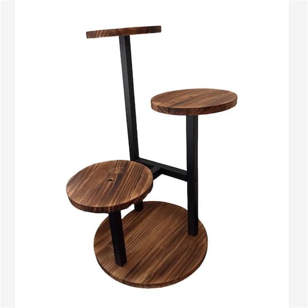 Acacia Wood Plant Stand - Thumbnail 4