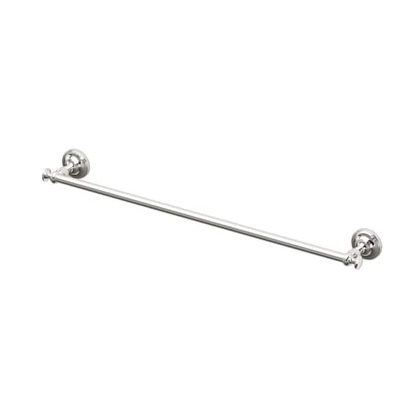 Gatco Tavern 24 in. Towel Bar in Polished Nickel