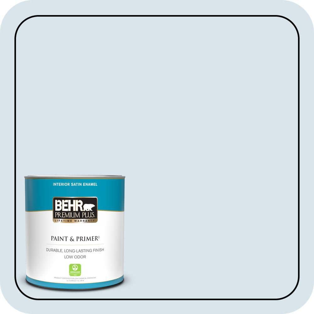 1 qt. #570C-1 Arctic Shadow Satin Enamel Low Odor Interior Paint & Primer price history on PriceWatchPro
