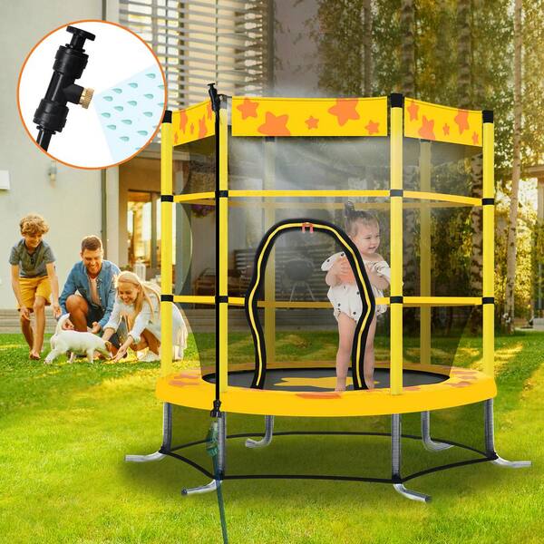 Indoor/Outdoo Bounce with Enclosure Jump Kids 5 Foot Trampoline 
