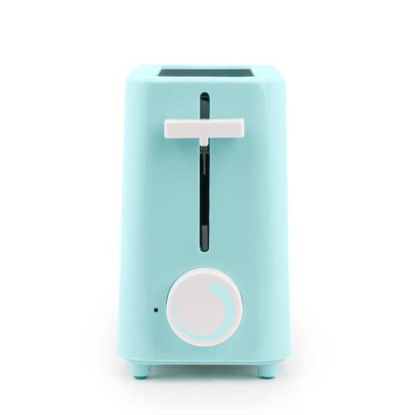 Nostalgia 500 W MyMini Single Slice Aqua Toaster with Wide Slot