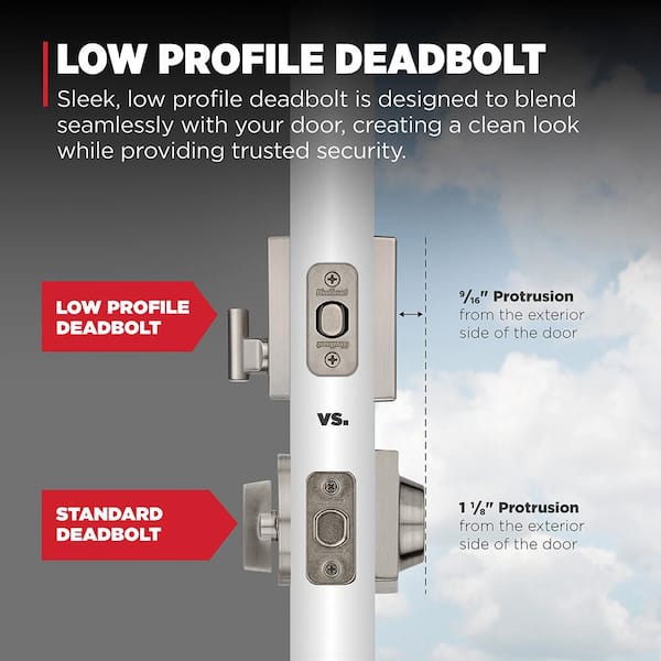 Kwikset San Clemente Satin Nickel Keyed Entry Door Handleset with