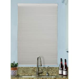 White Dove Cordless Top Down/Bottom Up Blackout 9/16 in. Single Cell Fabric Cellular Shade 31 in. W x 48 in. L