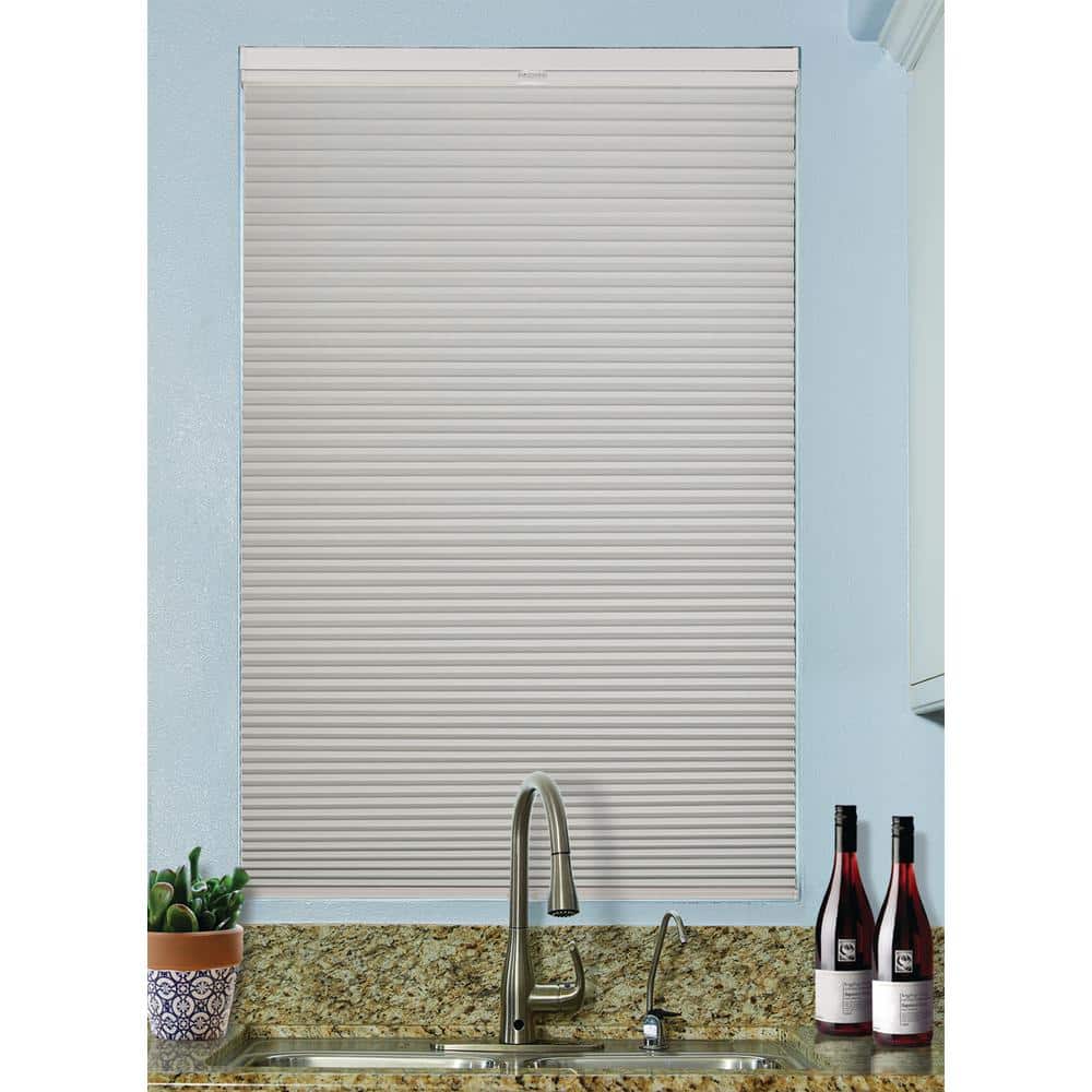 "Cordless Top Down/Bottom Up Blackout Cellular Fabric Shade, 9/16"" Single Cell, White Dove, Size: 53"" W x 48"" L" price history on PriceWatchPro
