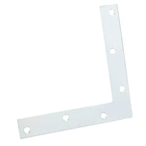 8 in. Zinc Flat Corner Brace