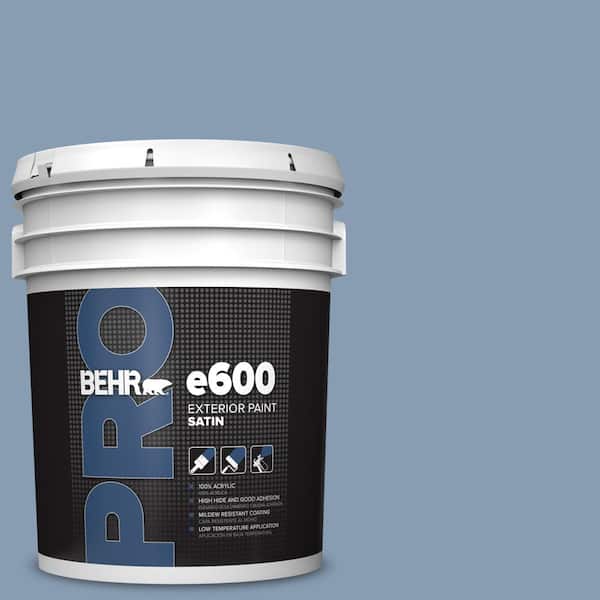 BEHR PRO 5 gal. #S520-4 Private Jet Satin Exterior Paint