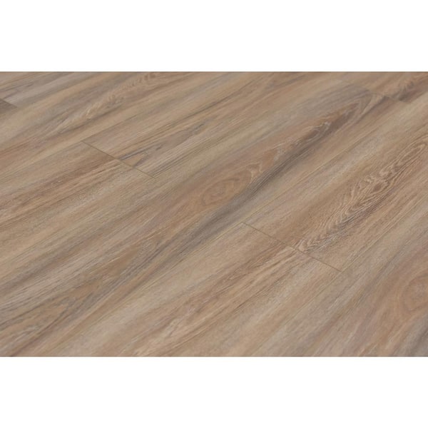 Domaine Vogue Tan 1 in. T x 4.5 in. W x 94.5 in. L Vinyl Flush Stair Nose Molding