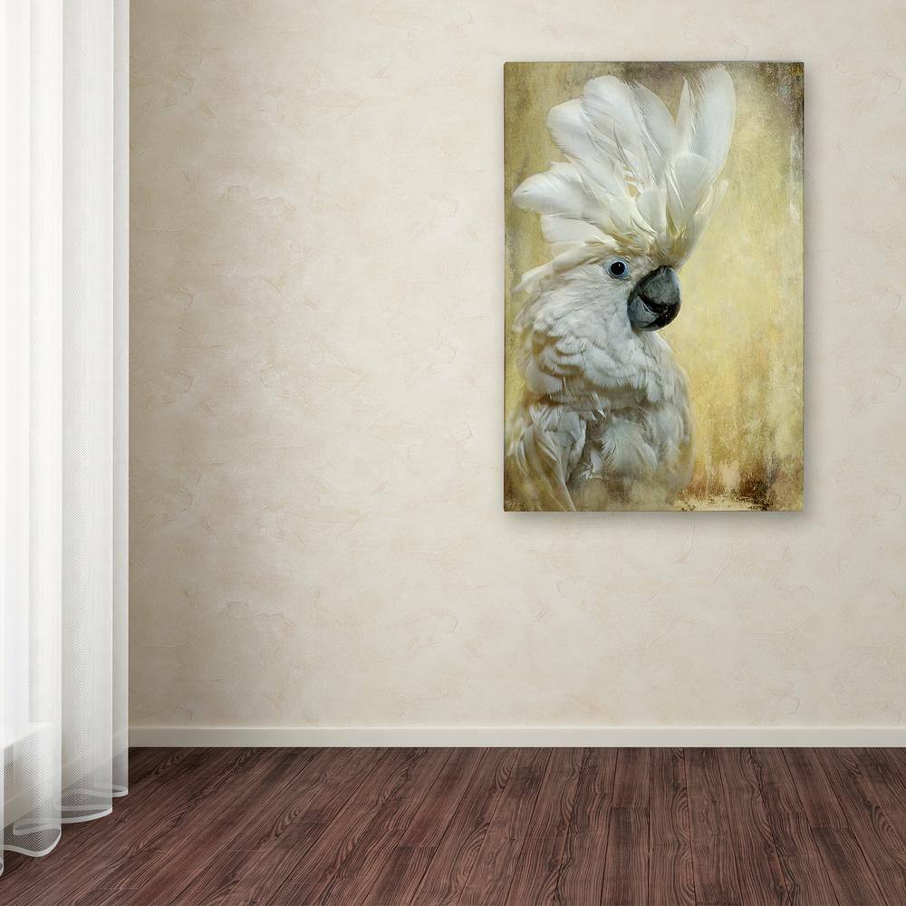 Lois Bryan Cocktoo Portrait Canvas Art with Floater Frame