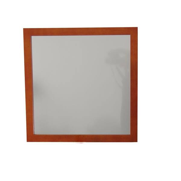 Barclay Products Ceylon 30 in. L x 30 in. W Mirror in Cherry