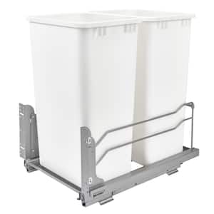 Double 50 Qt. Pullout Soft Close Waste Container