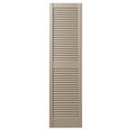 Ply Gem 15 In. X 59 In. Open Louvered Polypropylene Shutters Pair In ...