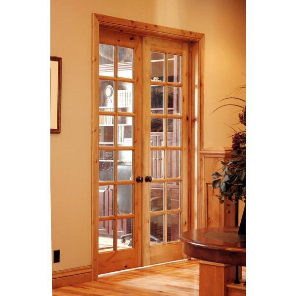 Krosswood Doors 64 in. x 96 in. Craftsman Shaker 12-Lite Right Handed MDF  Solid Hybrid Core Double Prehung Interior Door PHID.SH.422.54.80.138-RA -  The Home Depot