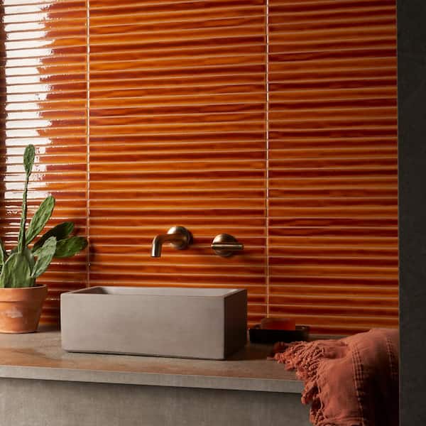 Miioo❤︎ Ivy Hill Tile Vistaio Honey Brown 5.27 in. x 17.71 in