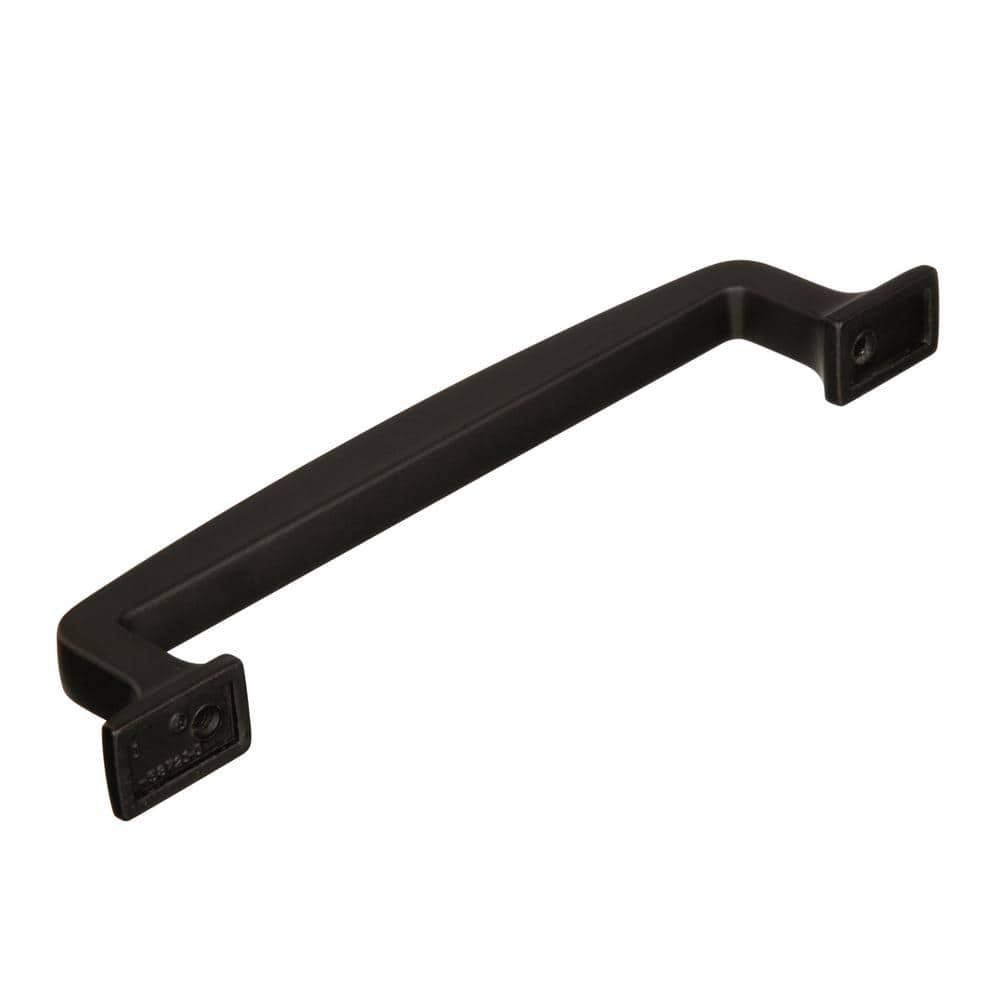 6-1/4 Inch Black Bronze Modern Industrial Bar Pull