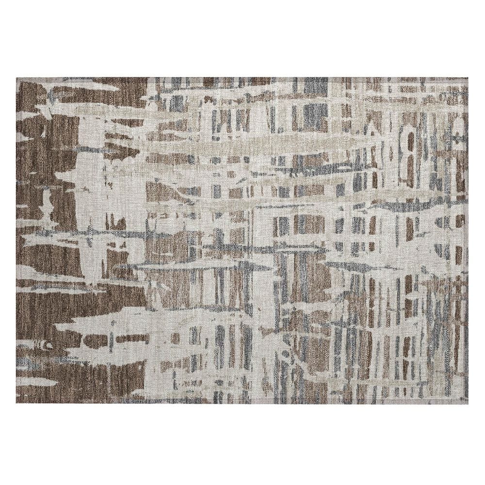 Chantille Machine Washable Indoor/Outdoor Abstract ACN2989 Linen 2 ft. x 3 ft. Accent Rug price history on PriceWatchPro