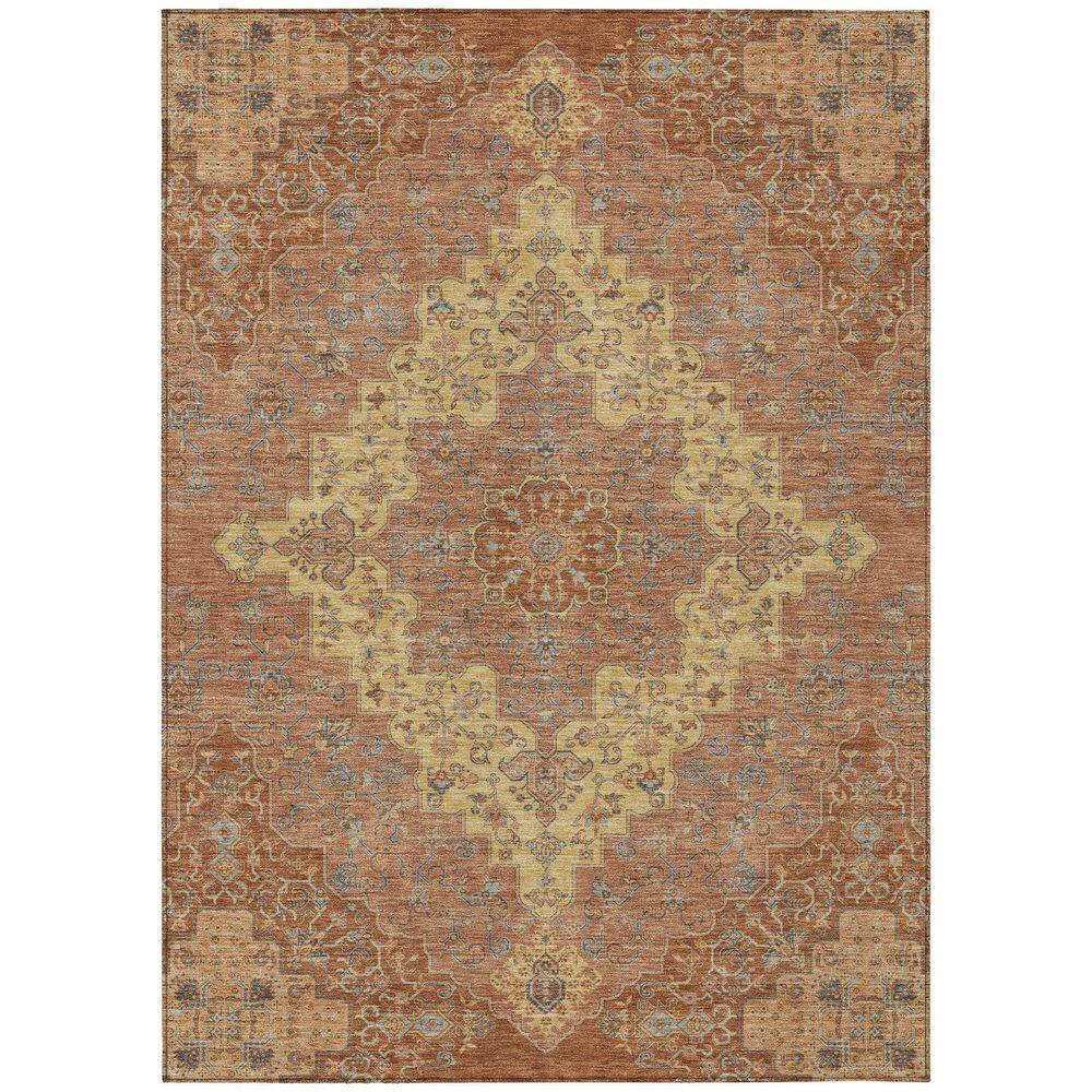 Chantille Machine Washable Indoor/Outdoor Abstract ACN2486 Paprika 3 ft. x 5 ft. Area Rug price history on PriceWatchPro