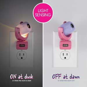 Minnie Mouse 6-Image LED Night Light, Plug-In, Light Sensing
