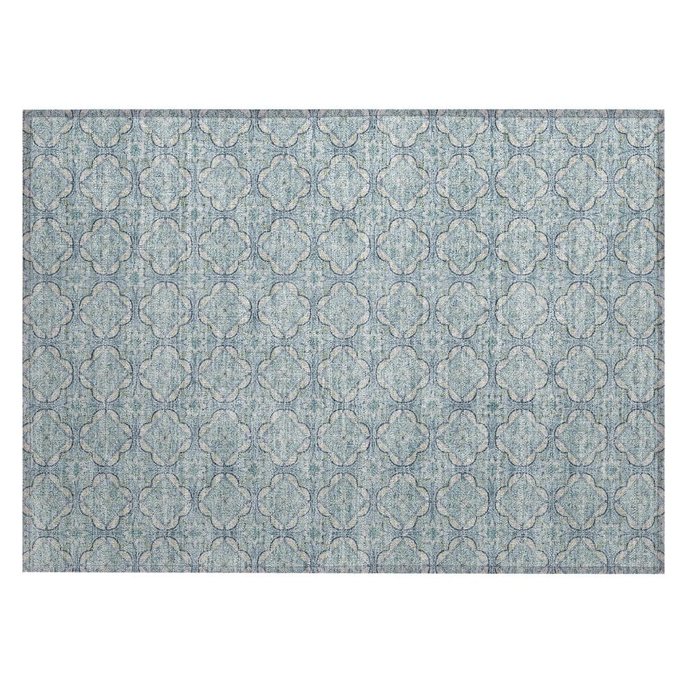 Chantille Machine Washable Indoor/Outdoor Abstract ACN2631 Sky 2 ft. x 3 ft. Accent Rug price history on PriceWatchPro