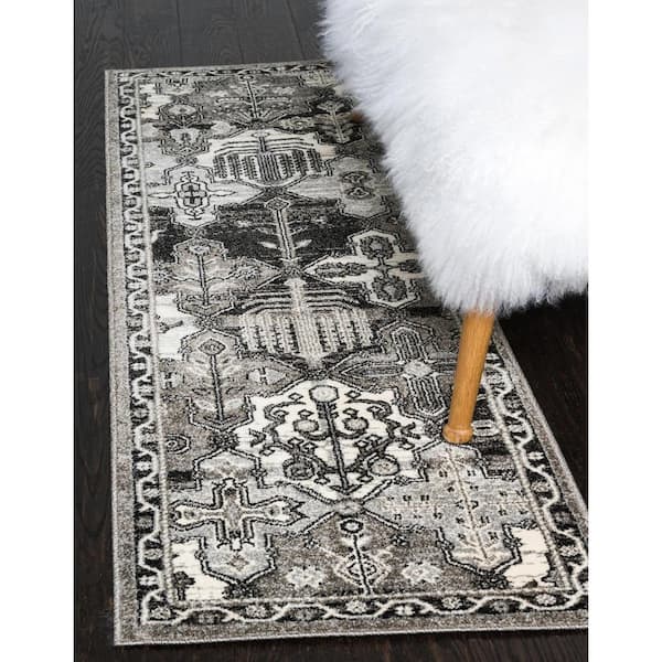 La Jolla Cathedral Gray 2' 7 x 10' 0 Runner Rug