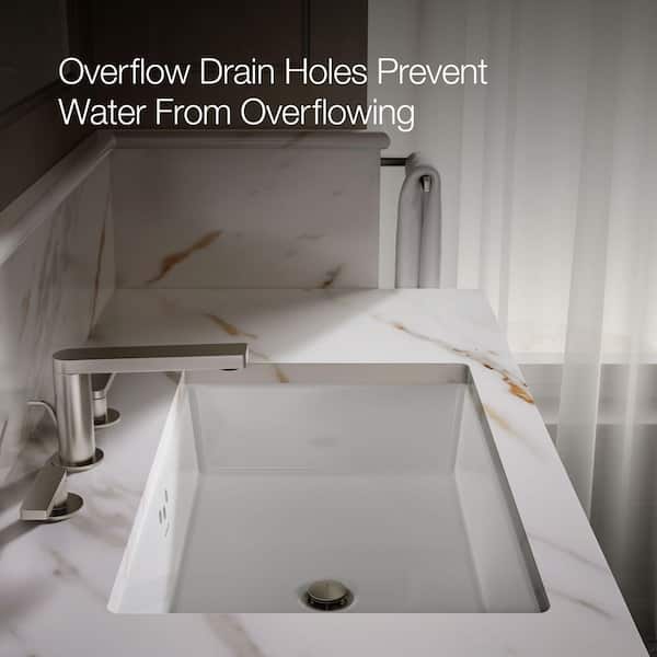 KOHLER Kathryn 23.9 in. x 15.63 in. Undermount Bathroom Sink in