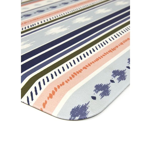 20 in. x 32 in. Blue Berkley Indoor Anti-Fatigue Comfort Mat