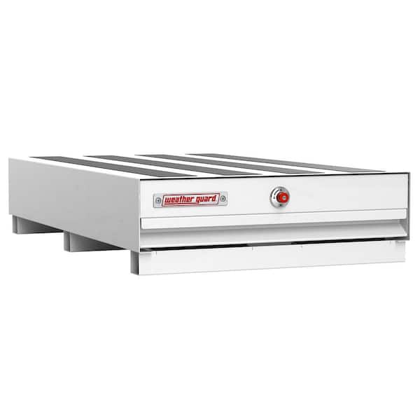 Pack Rat Truck Bed Storage Steel White Sliding Drawer Unit 48 in. x 30 in. x 9.5 in.